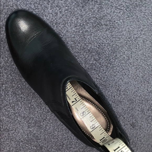 Black Leather Ankle Booties - Picture 12 of 13